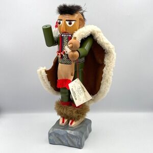 Vintage 1996 Steinbach Chief Black Hawk Signed 15" Nutcracker Limited Edition